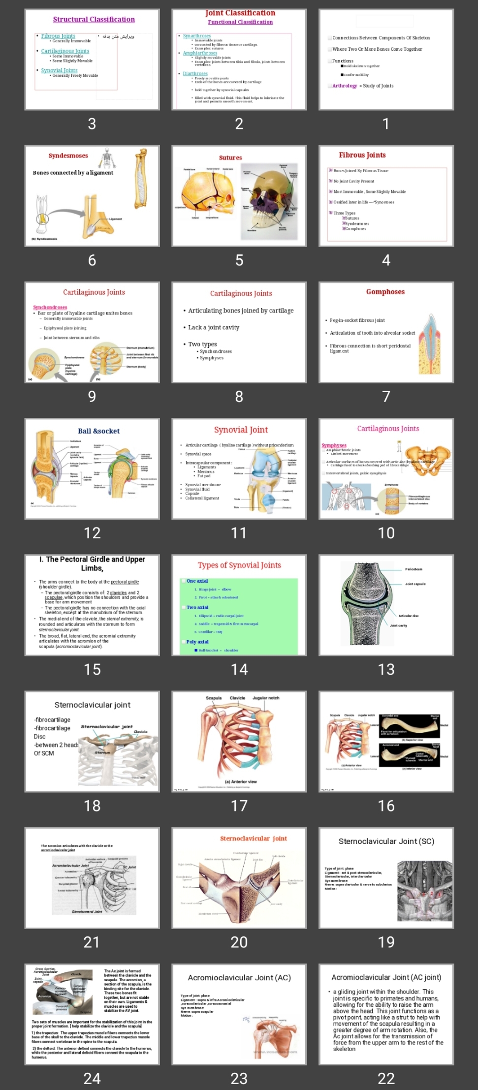 پاورپوینت Joint upper