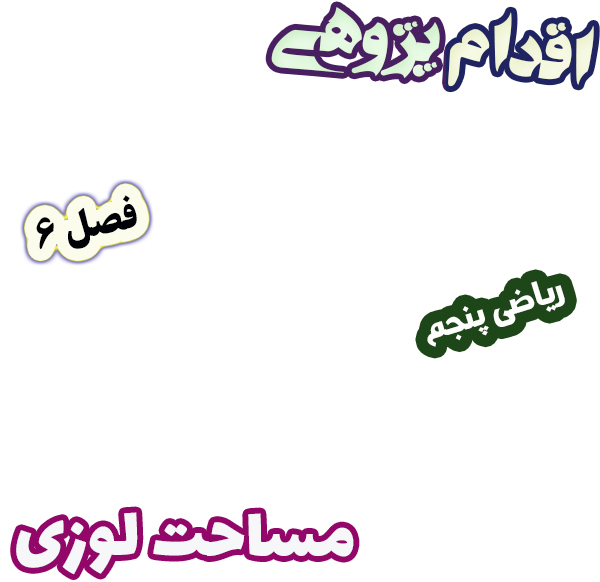 اقدام پژوهی استفاده از الگوهای کاغذی برای درک بهتر مساحت لوزی، ریاضی پنجم