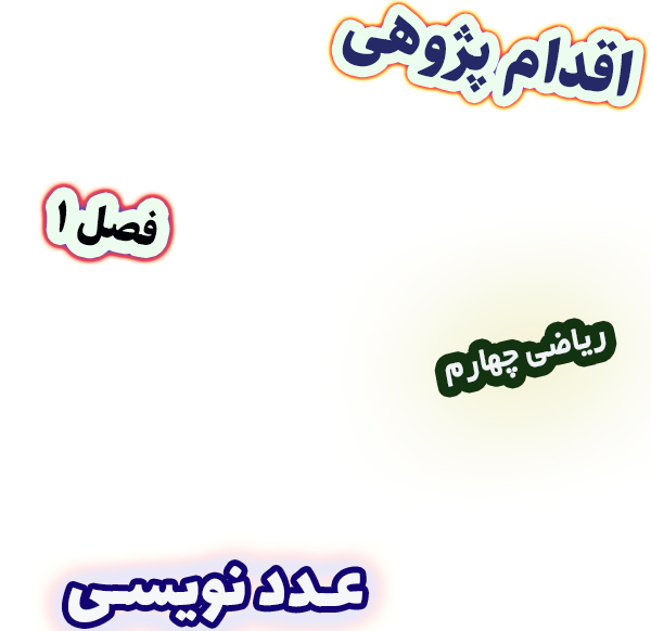 اقدام پژوهی چگونه با روش‌های فعال، عددنویسی را به دانش‌آموزان آموختم؟ ، ریاضی چهارم
