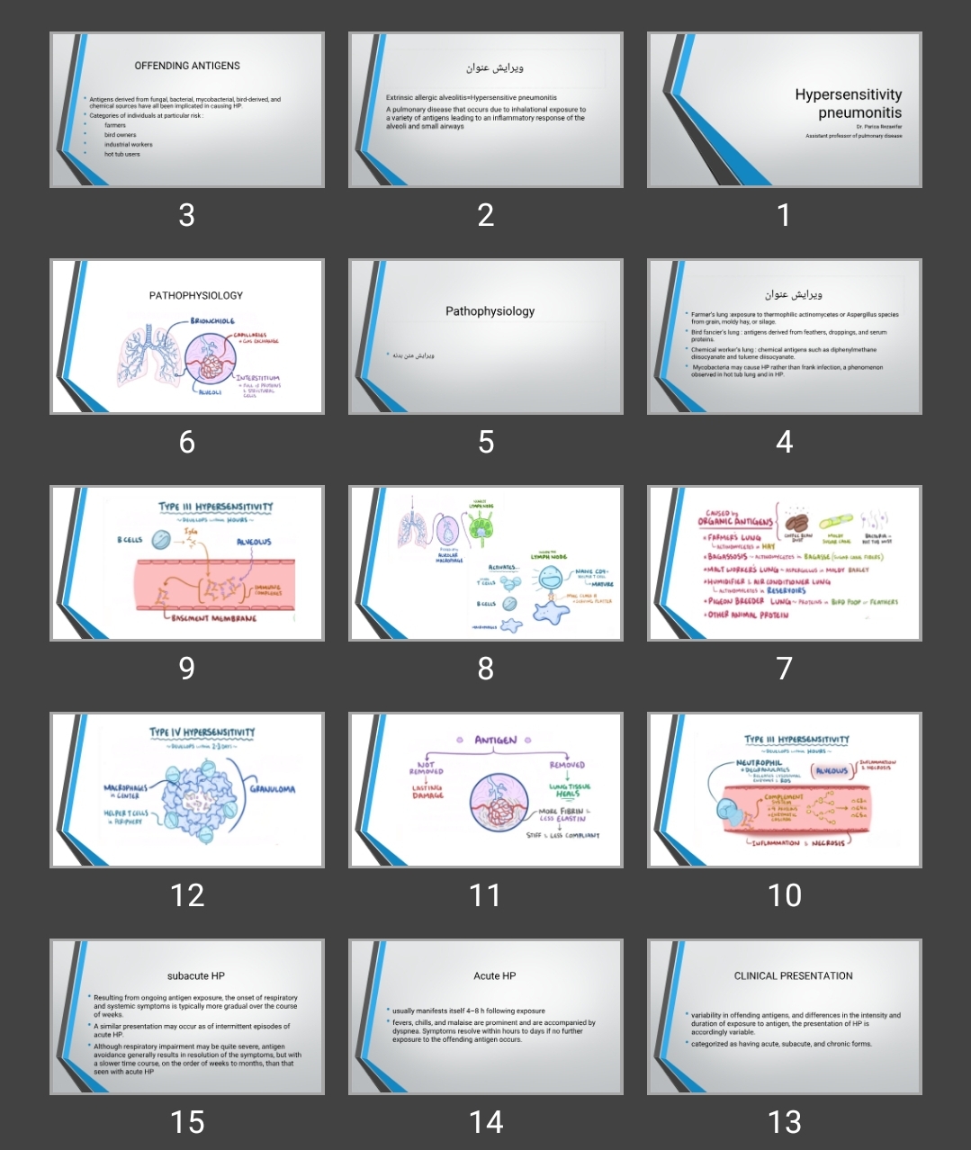 پاورپوینت Hypersensitivity pneumonitis