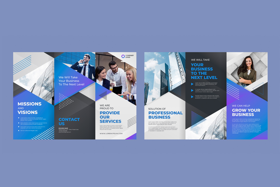 طرح لایه باز بروشور تبلیغاتی برای تمام مشاغل و خدمات شماره 19