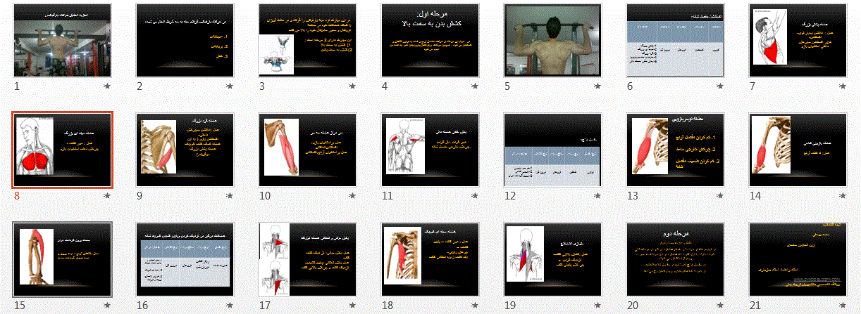   پاورپوینت تجزیه تحلیل حرکت بارفیکس