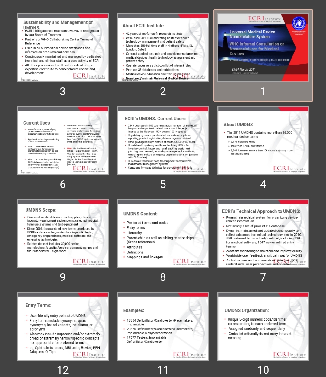 پاورپوینت تجهیزات عمومی و پزشکی بیمارستان ها Universal Medical Device Nomenclature System