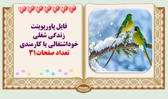 پاورپوینت خوداشتغالی وکارآفرینی