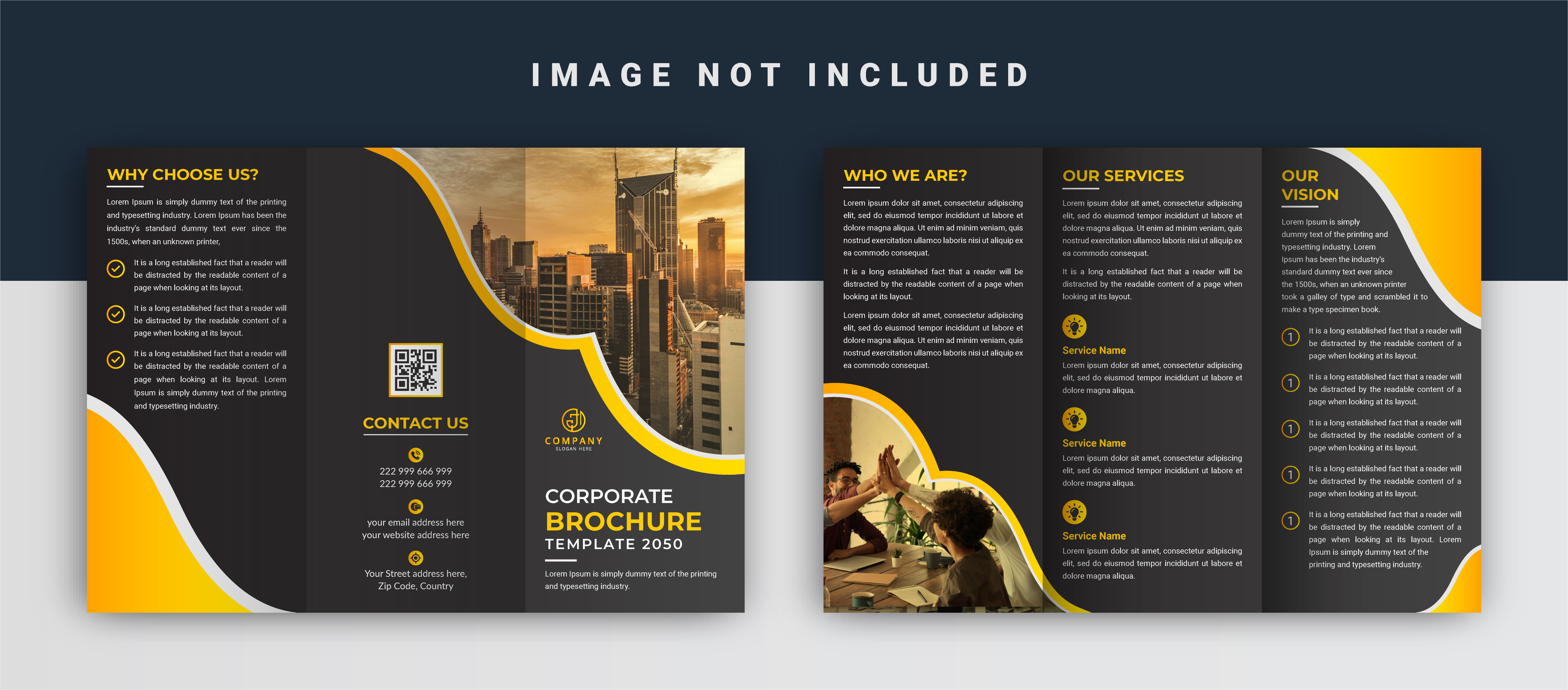 کاتالوگ شرکتی زیبا با فرمت eps