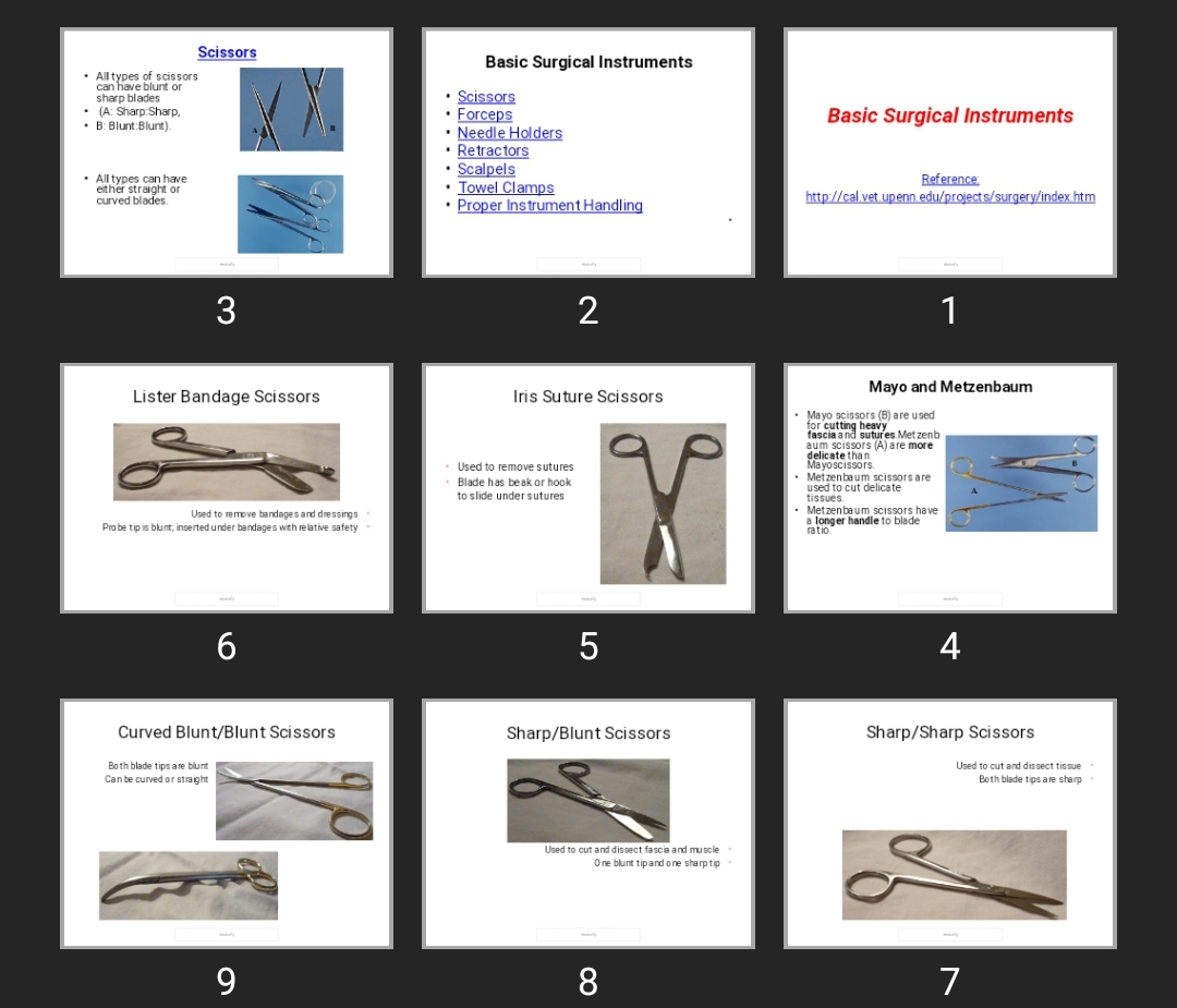 پاورپوینت Basic Surgical Instruments