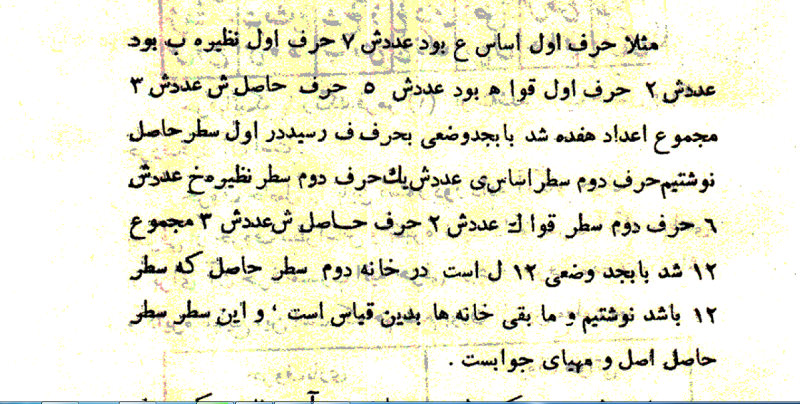 کتابی در باب علم جفر و آگاهی یافتن از امور غیب