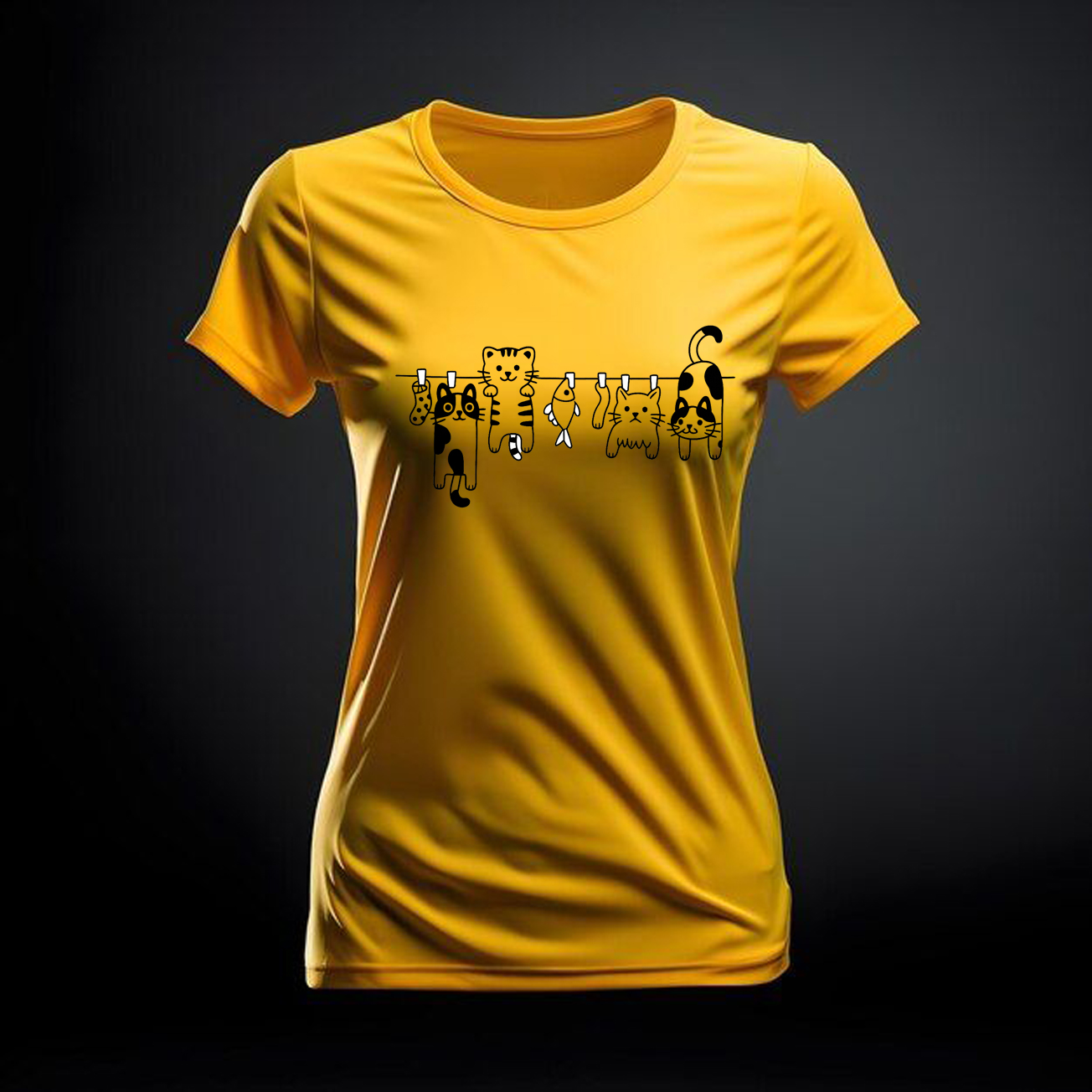 طرح png لباس تیشرت و هودی طرح گربه آویزون