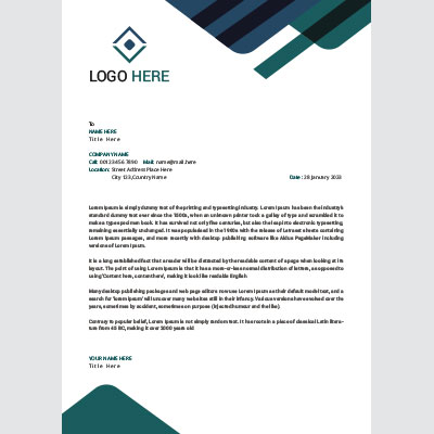 سربرگ شرکت رنگ سبز