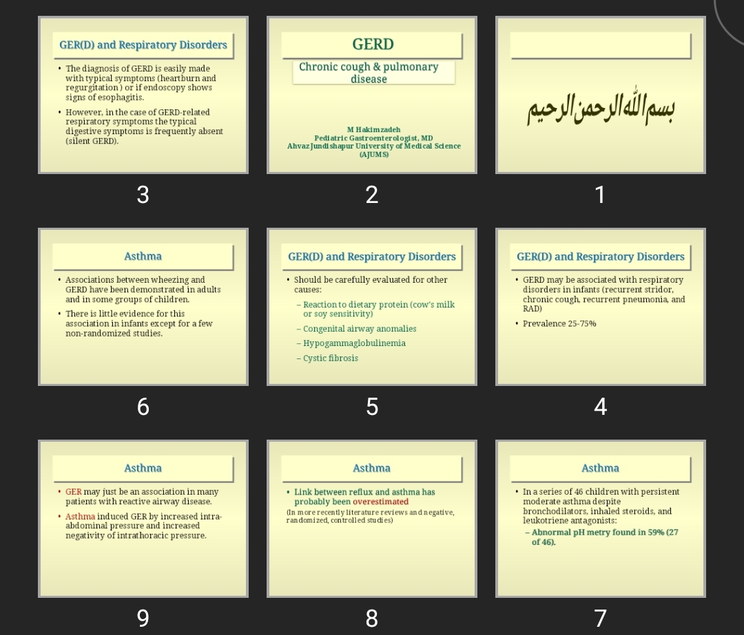 پاورپوینت Chronic cough & pulmonary disease