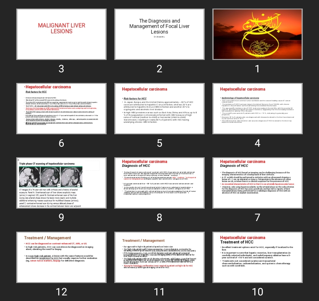 پاورپوینت The Diagnosis and Management of Focal Liver Lesions
