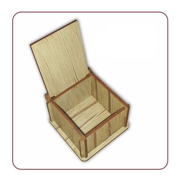   طرح لیزری جعبه دستمال کاغذی کوچک