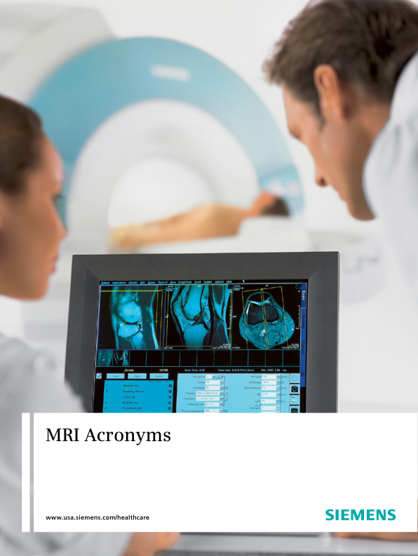 (نسخه کامل)✅           📝جزوه: siemens MRI Acronyms