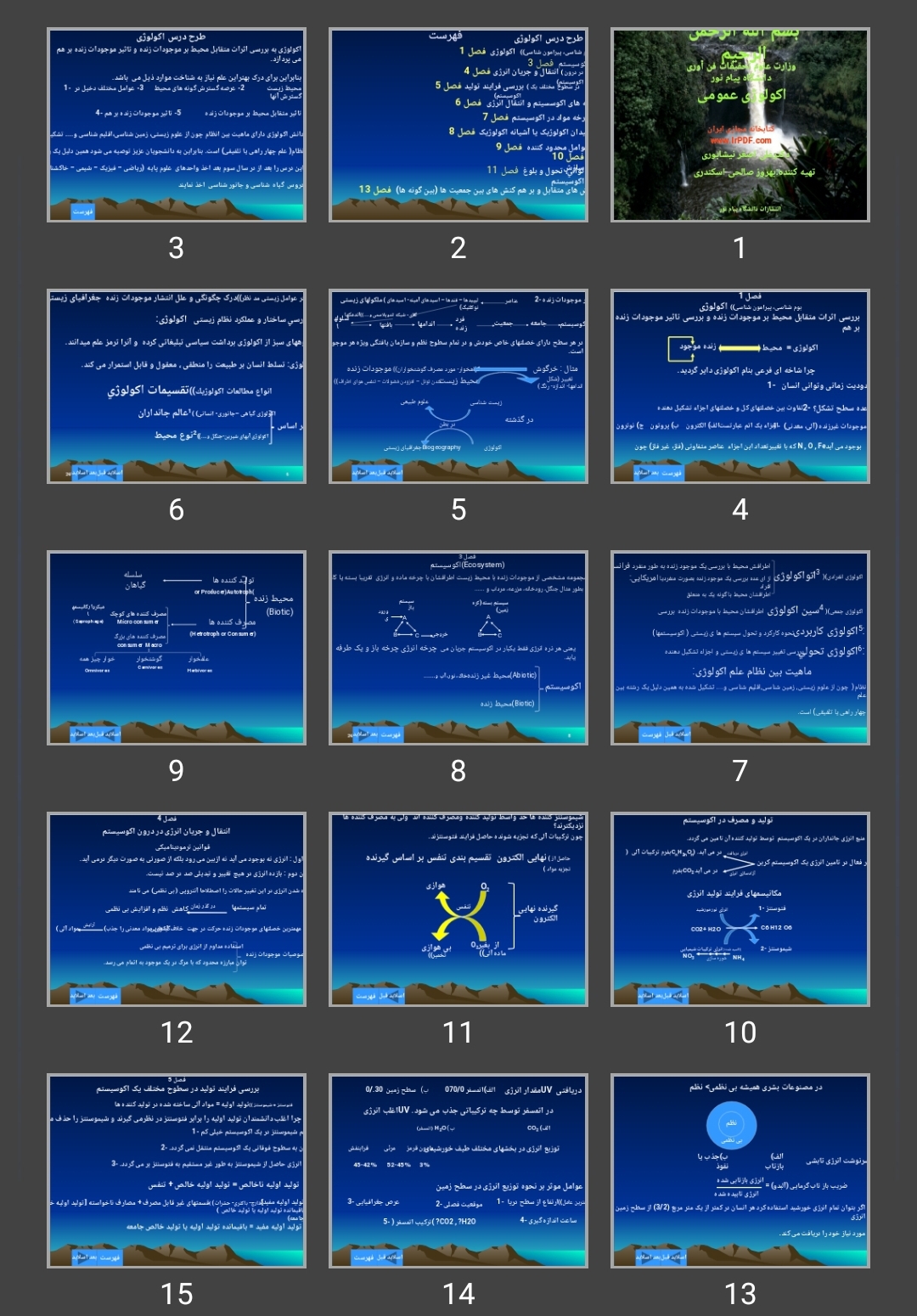 پاورپوینت اکولوژی عمومی