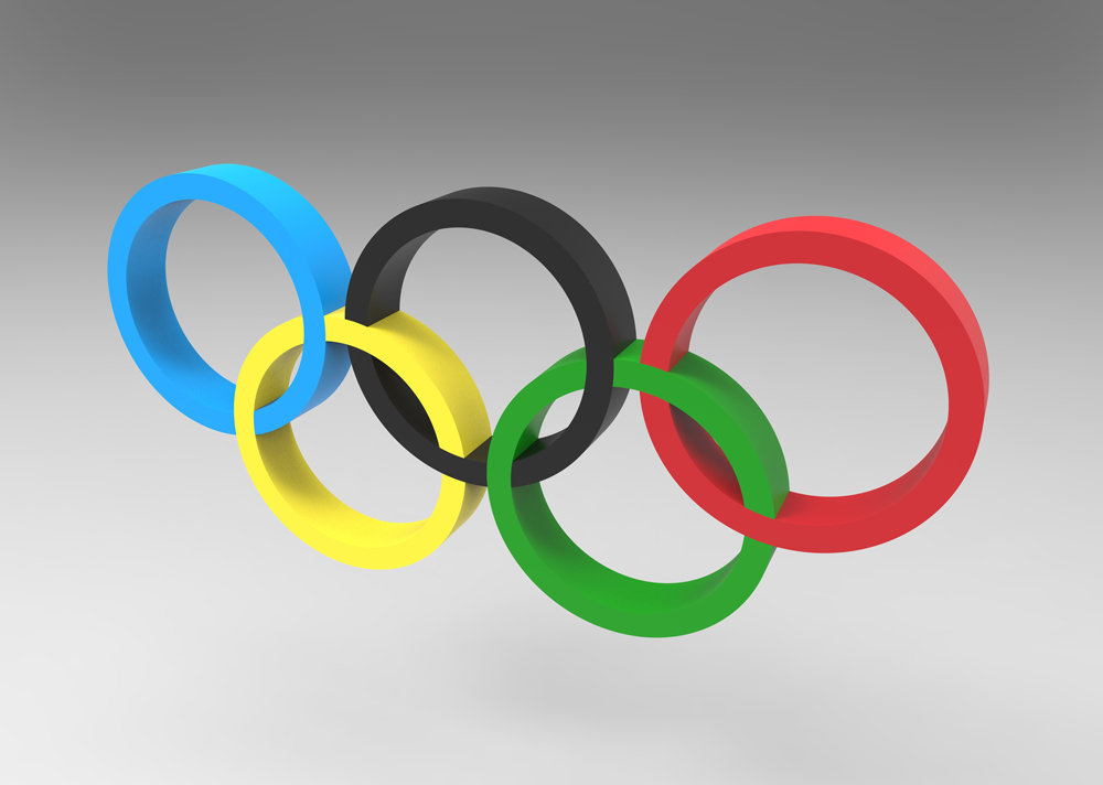 تصویر با کیفیت استوک از لوگو المپیک