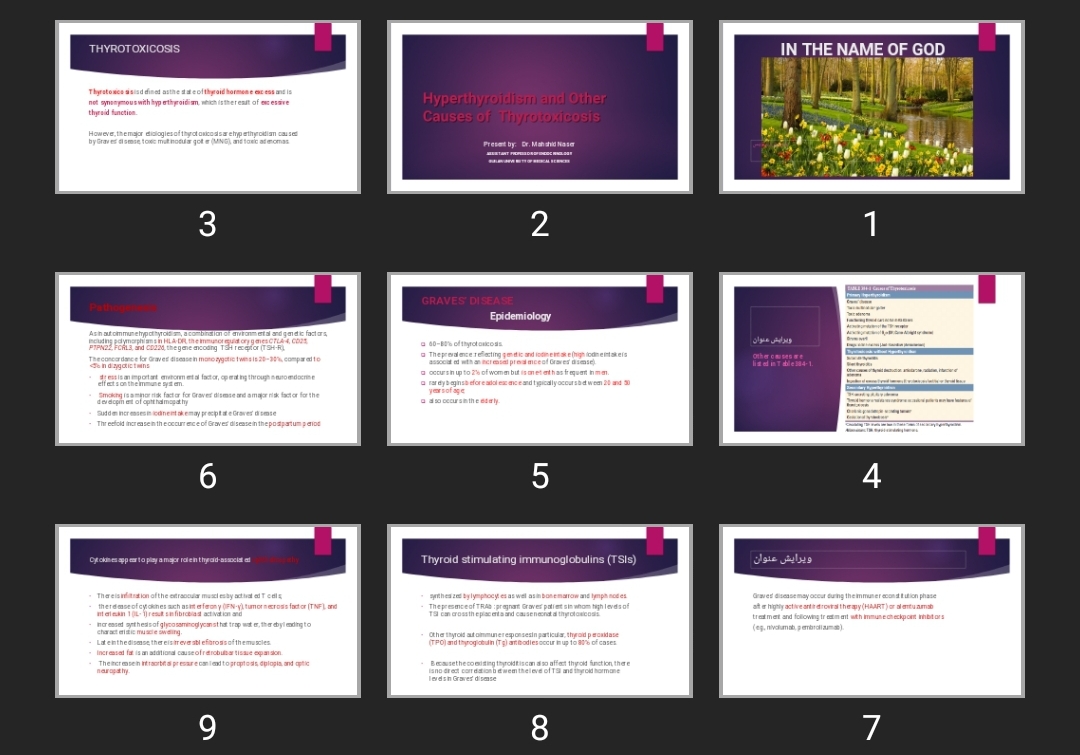 پاورپوینت Hyperthyroidism and Other Causes of Thyrotoxicosis