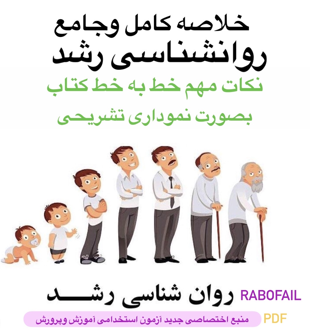 خلاصه کامل وعالی روانشناسی رشد بصورت خط به خط