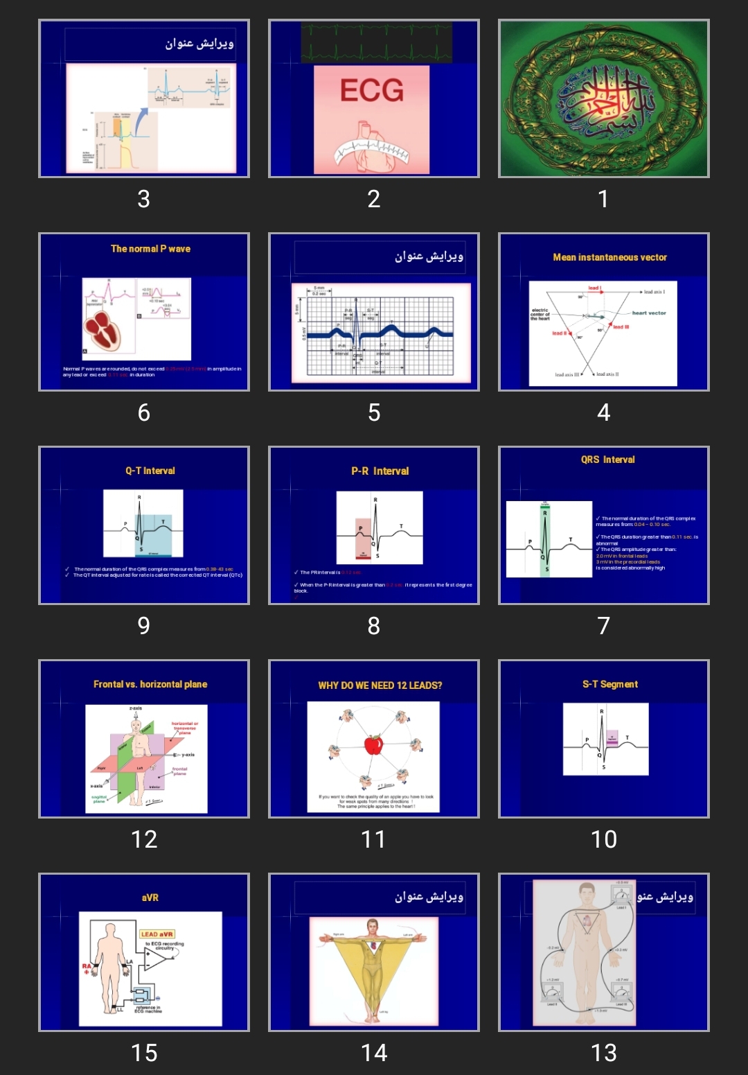 پاورپوینت ECG Pre Lab