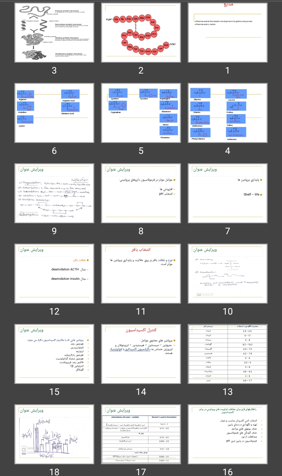 پاورپوینت stability proteins