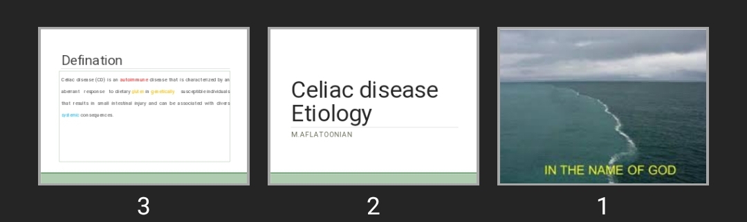 پاورپوینت Celiac disease Etiology