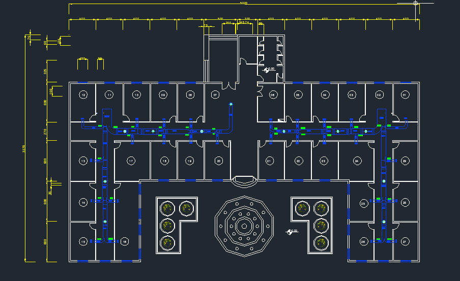 پروژه حرارت مرکزی با هوای گرم