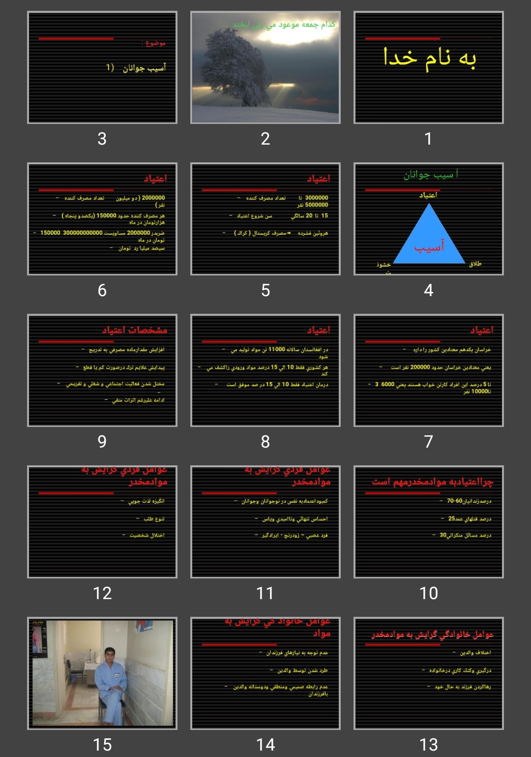 پاورپوینت آسیب شناسی جوانان