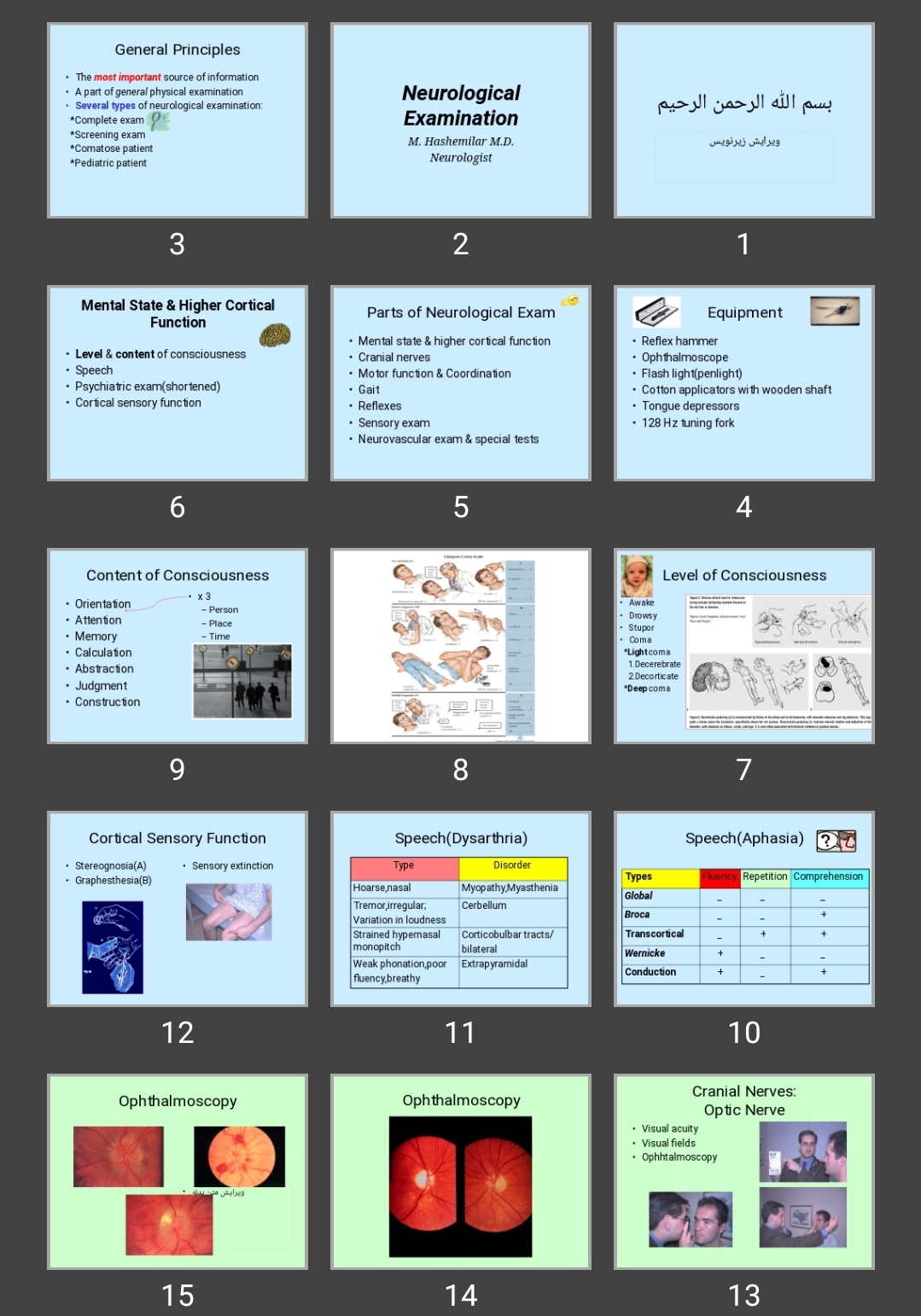 پاورپوینت Neurological Examination