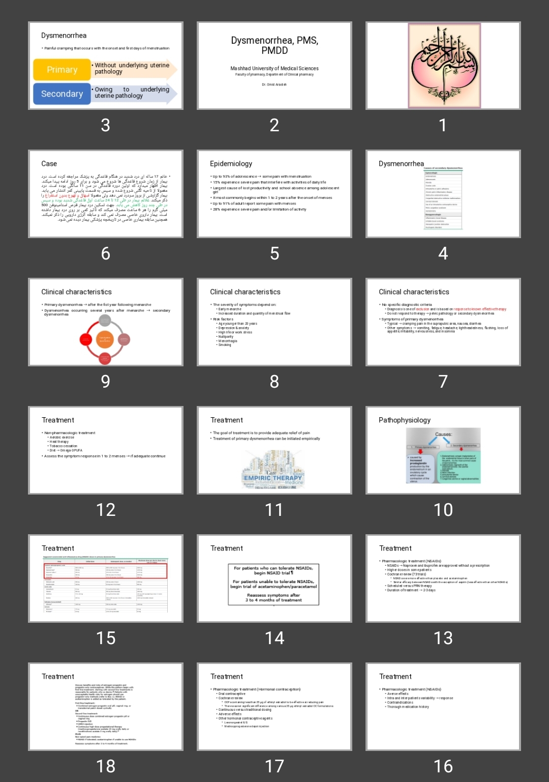 پاورپوینت Dysmenorrhea, PMS, PMDD