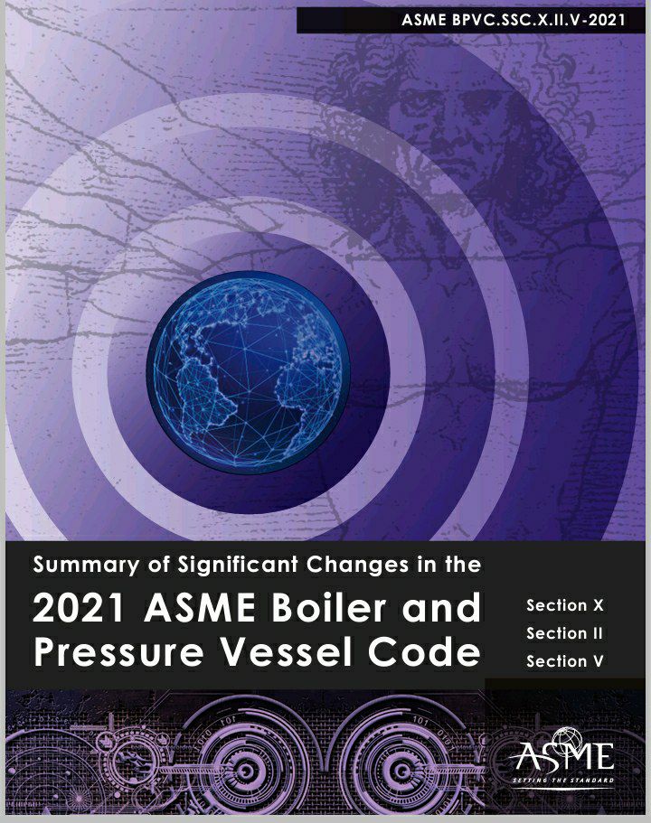 ⚛️تغییرات اصلی در استانداردهای ASME Sec X II V  🌼Significant changes ASMESEC X II V