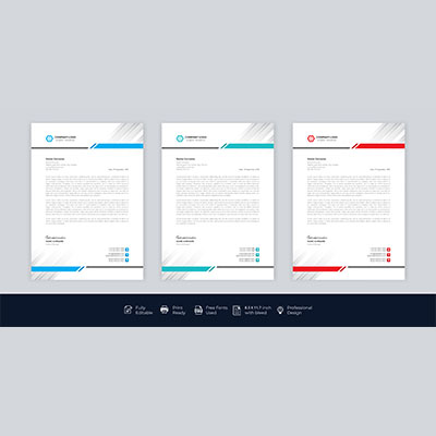 3 قالب سربرگ شرکتی