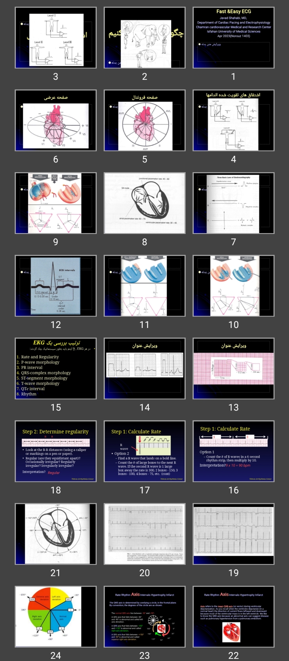 پاورپوینت ECG arrhythmia