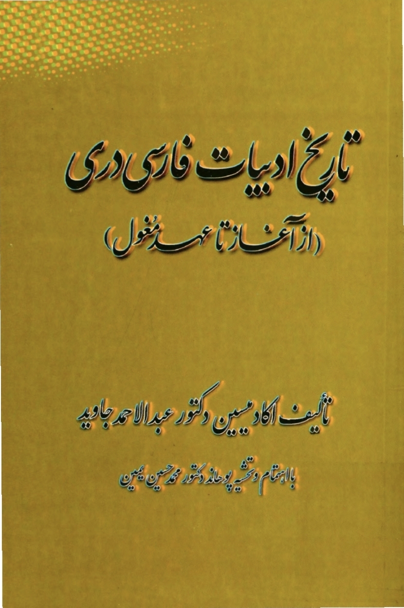 تاریخ ادبیات فارسی دری: از آغاز تا عهد مغول