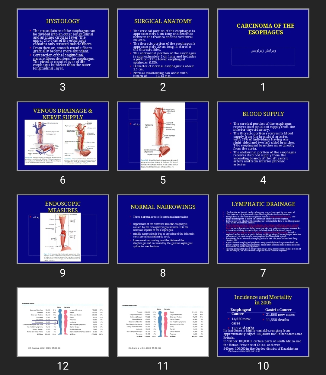 پاورپوینت CARCINOMA OF THE ESOPHAGUS