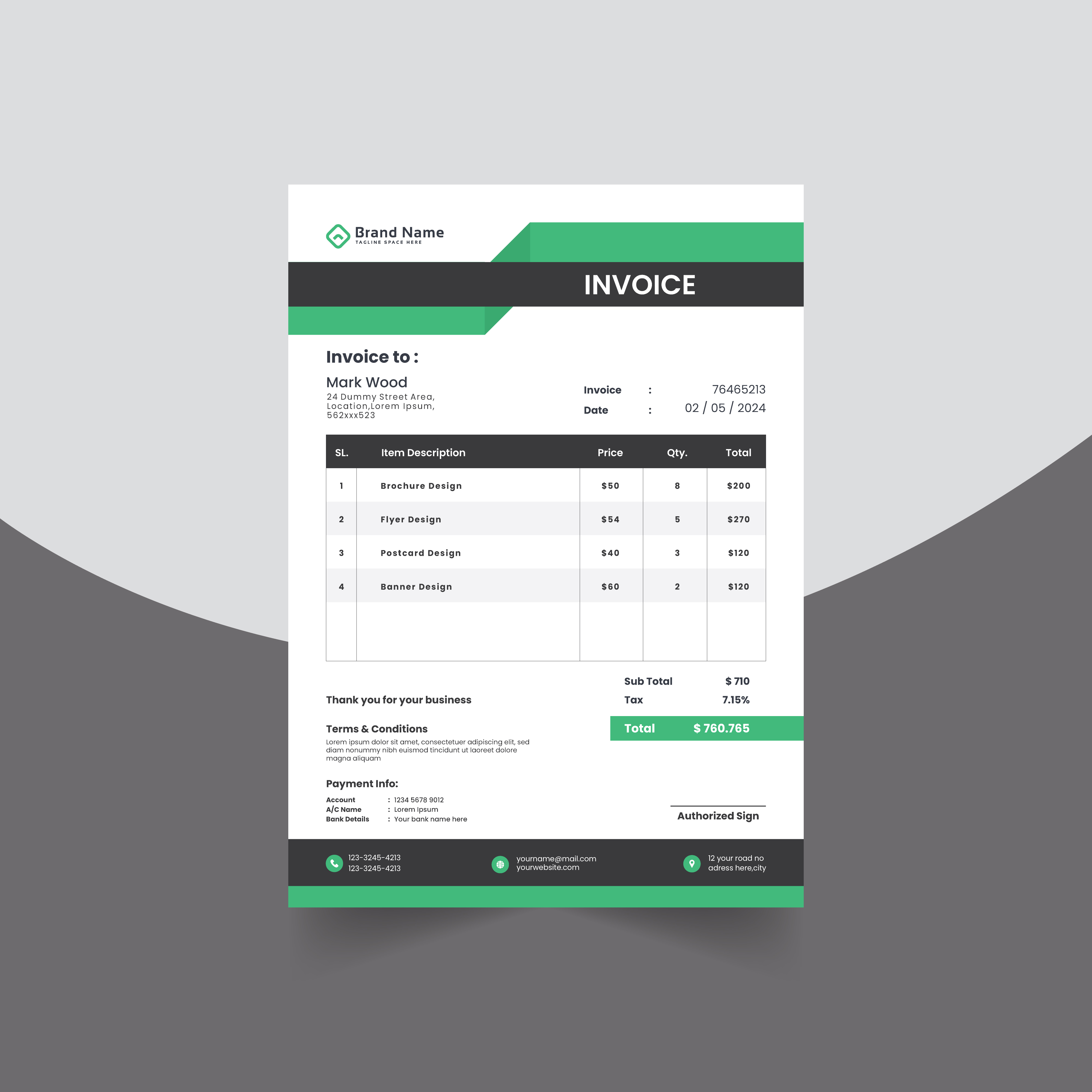 فاکتور مدرن شرکتی