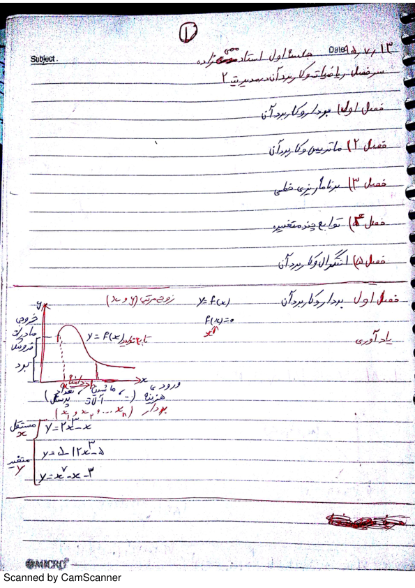 📝جزوه:  کاربرد ریاضیات در مدیریت          🖊استاد: ممی زاده          🏛 دانشگاه آزاد                (نسخه کامل)✅
