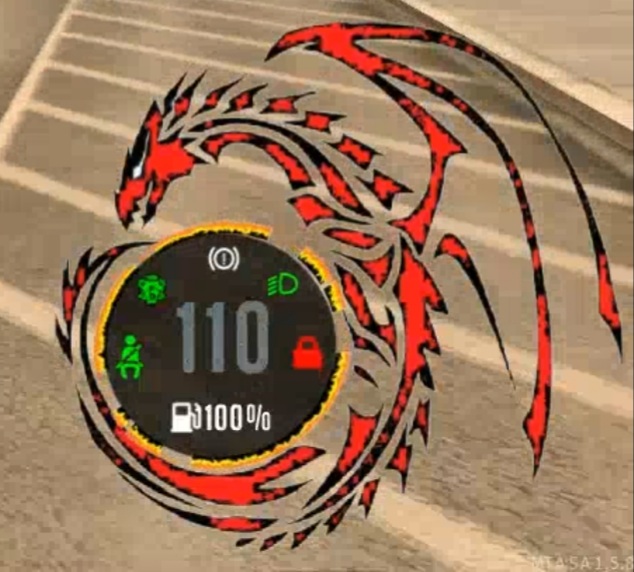 اسپیدومتر اژدها برای MTA