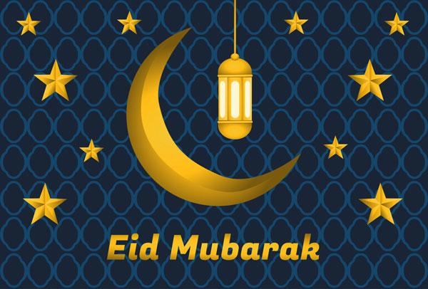 وکتور عید فطر (لایه باز و قابل ویرایش) شماره 2