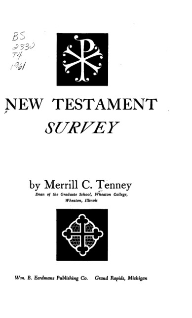 کتاب New Testament Survey📚 نسخه کامل ✅