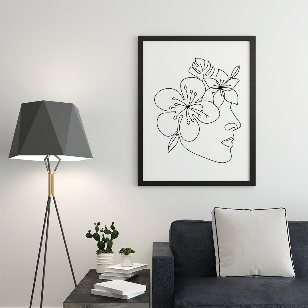 طرح تابلو مینیمال Art_V014