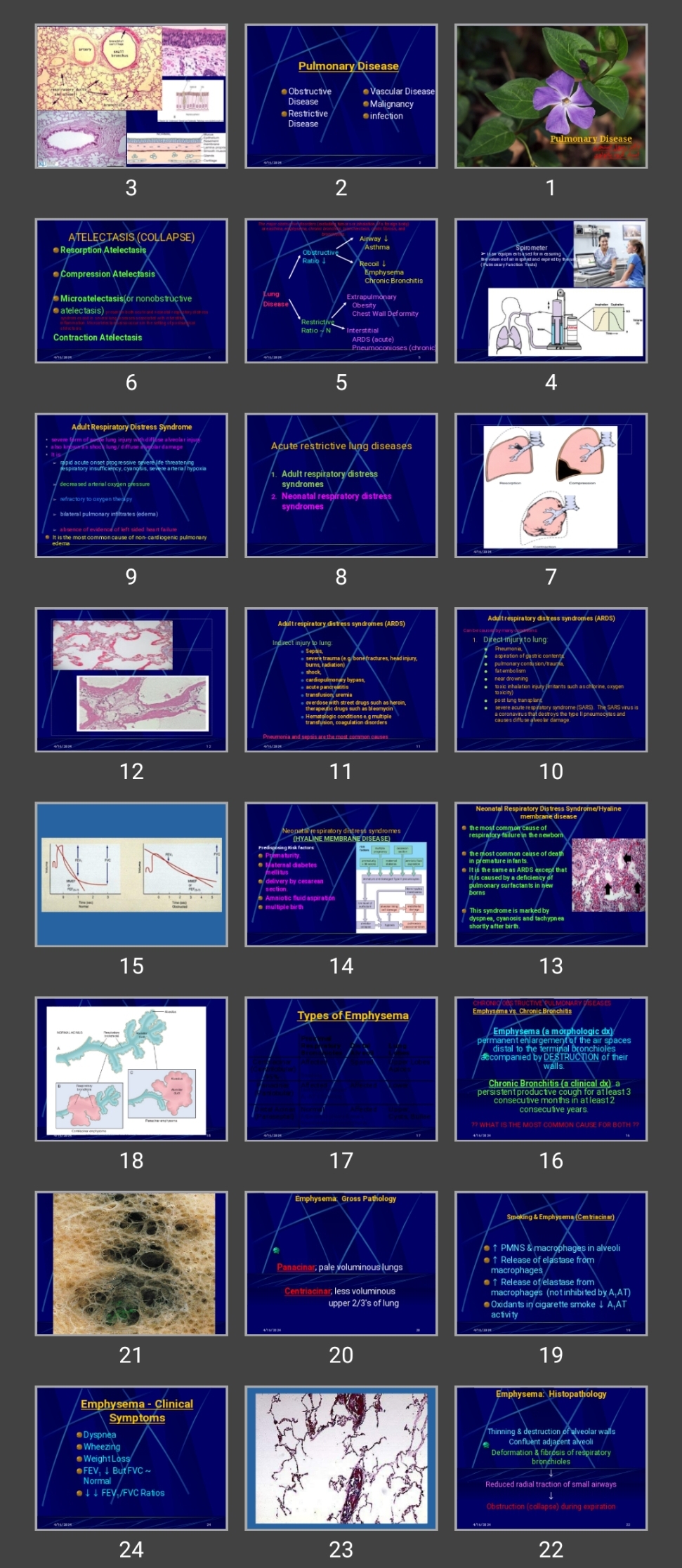 پاورپوینت Pulmonary Disease