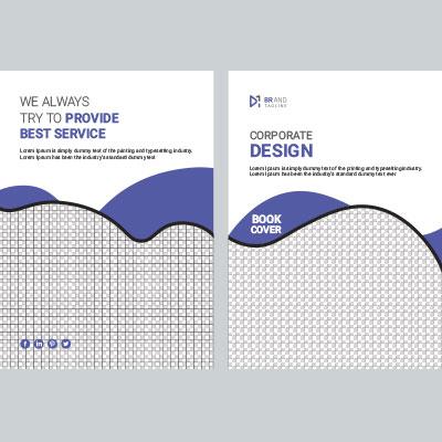 جلد مجله رنگ آبی