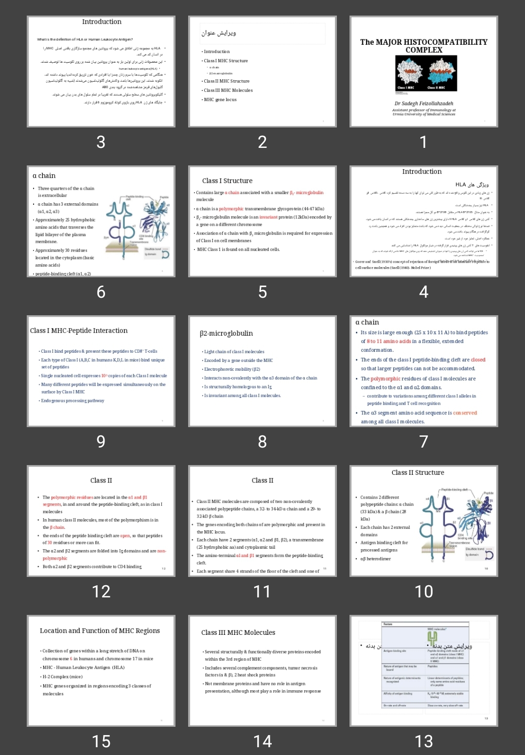 پاورپوینت The MAJOR HISTOCOMPATIBILITY COMPLEX