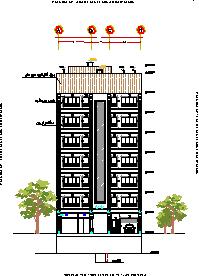 پلان ساختمان 8 طبقه