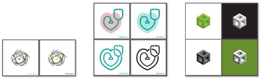 مجموعه لوگوهای اجرا شده در ایلستریتور + لوگو سه بعدی + دو بعدی