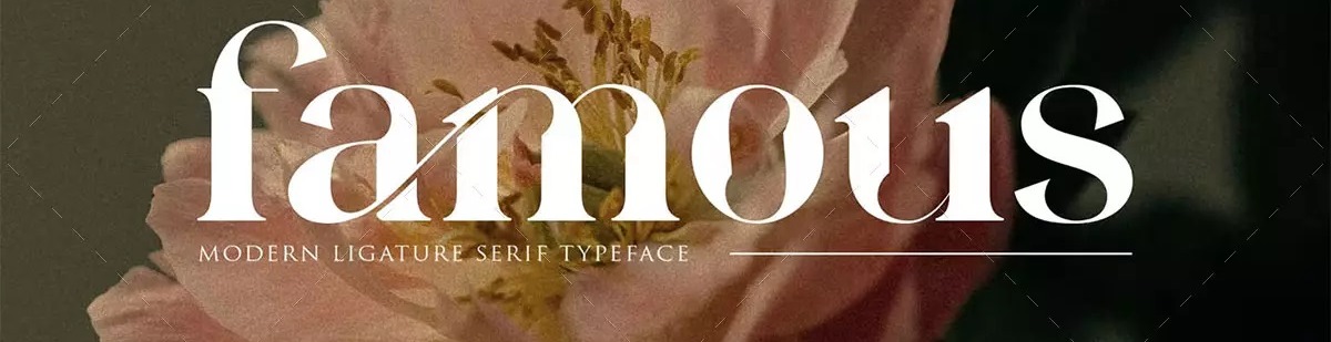 دانلود فونت Famous