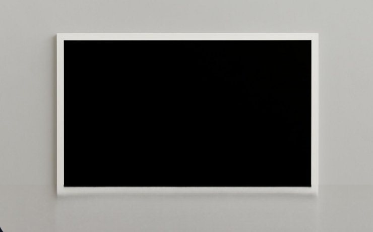 ماکت پوستر دیواری – نسخه افقی مشکی مینیمال