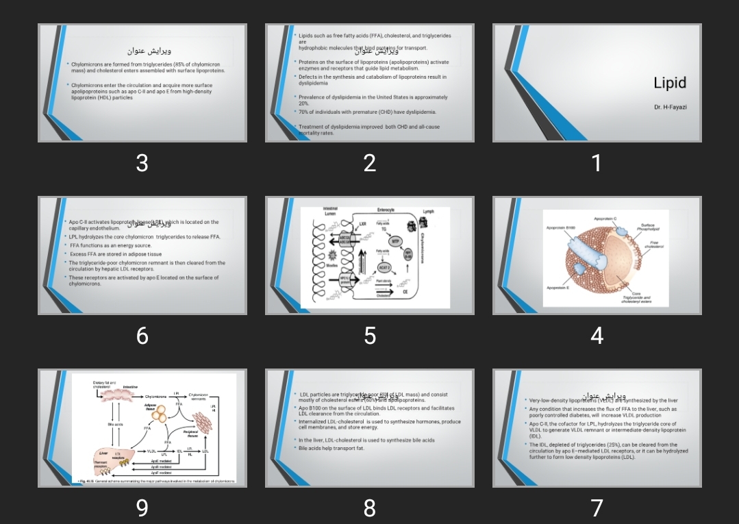 پاورپوینت Lipid