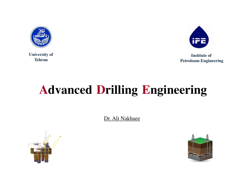 📝جزوه: Directional Drilling          🖊استاد: علی نکایی          🏛 دانشگاه تهران                (نسخه کامل)✅