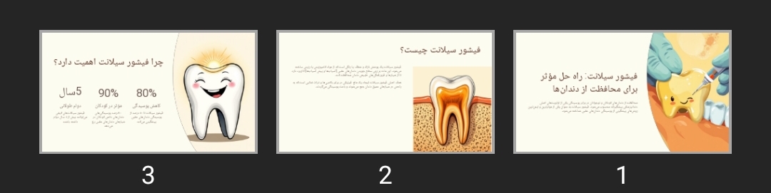پاورپوینت فیشور سیلانت: راه حل مؤثر برای محافظت از دندان‌ها