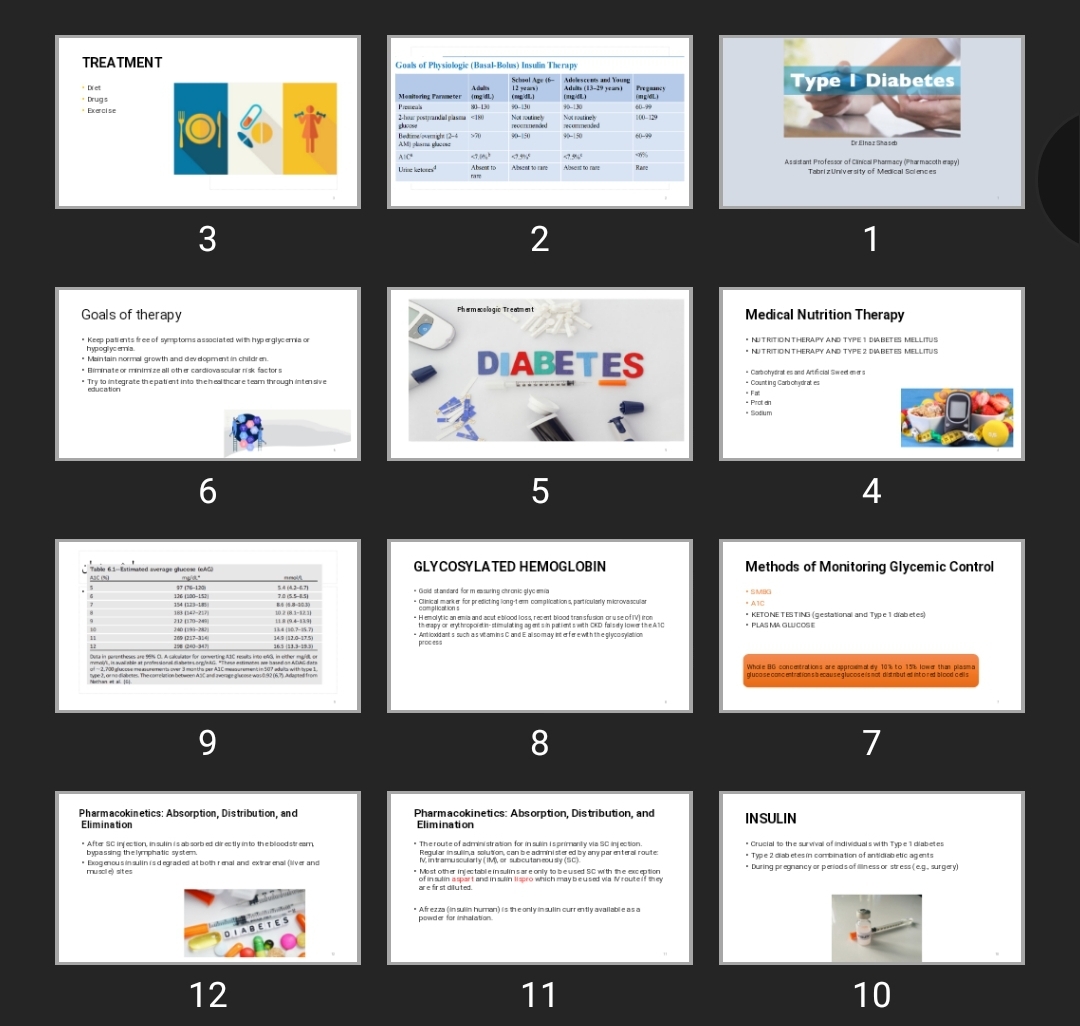 پاورپوینت Type 1 diabetes